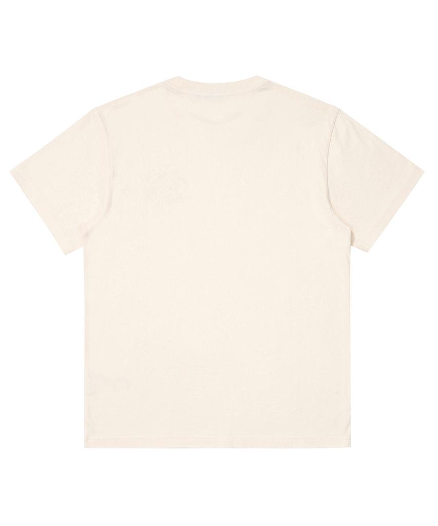 Syupeodeulai Flower Small Logo T-Shirt Cream
