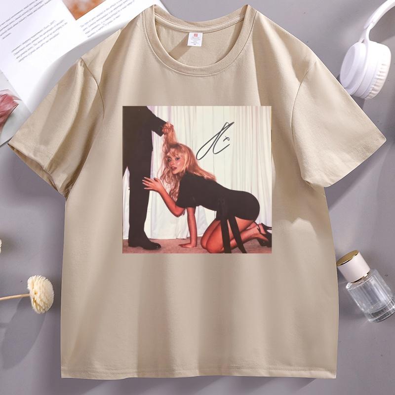 Sabrina Carpenter WOMEN Best Friend Tshirt Unisex WOMEN Casual Cotton Short Sleeve Round Neck T Shirt Loose Printed Unisex Clothes