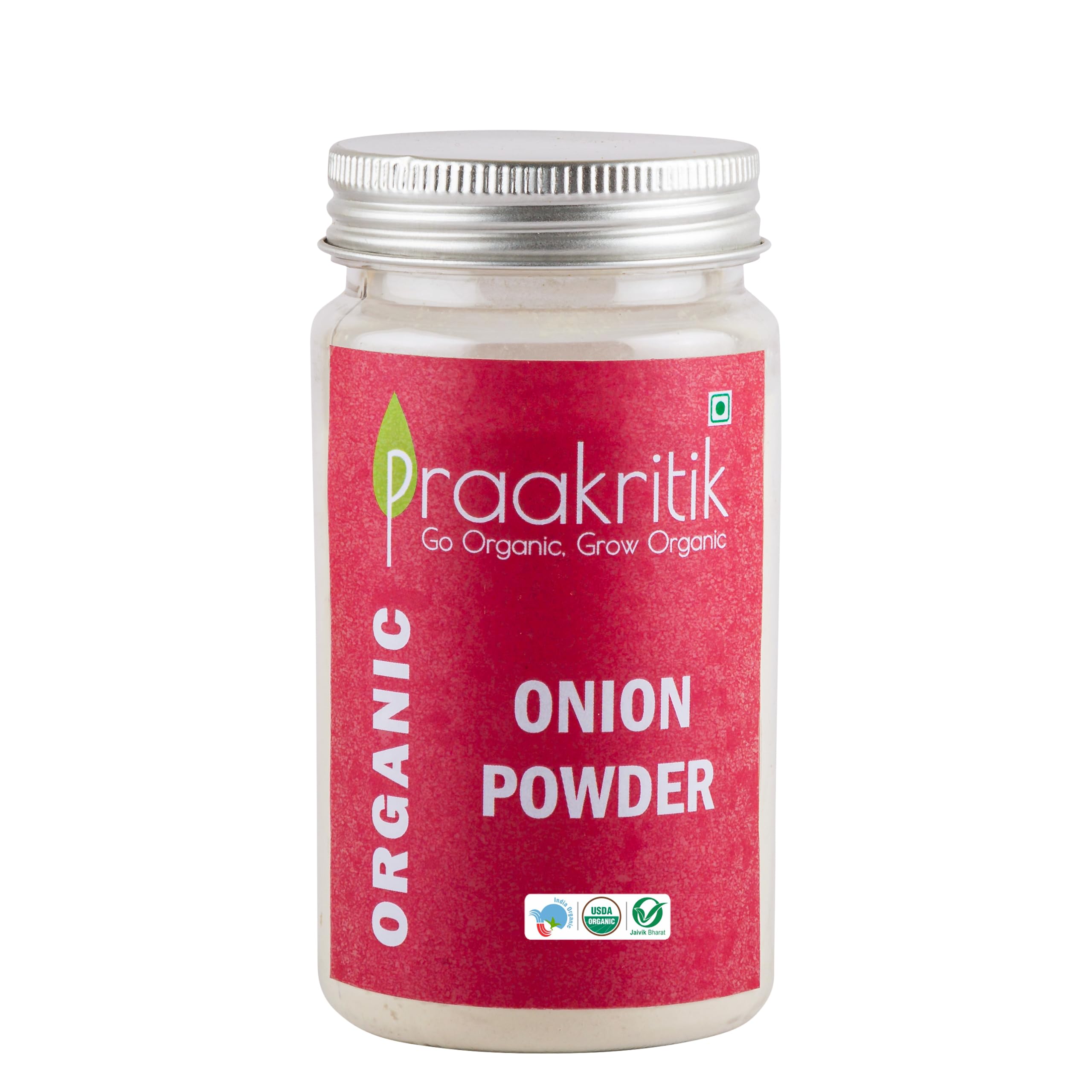 Praakritik Onion Powder, 100g - Natural Flavor Enhancer, Rich in Antioxidants, Supports Heart Health & Digestion