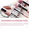 Rotatable Mirror LED Makeup Mirror Brush Set Mini Cosmetic Brushes Pocket Mirror  Dormitory
