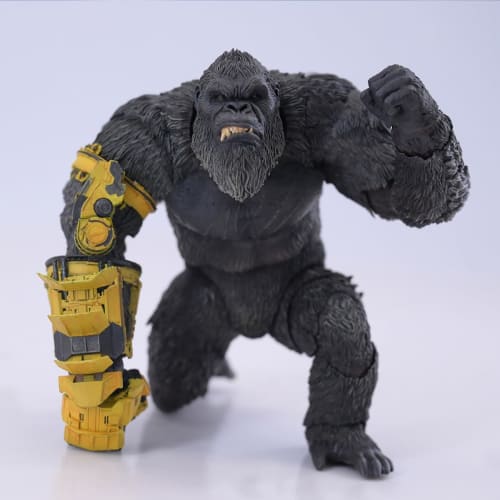 HiPlay Hiya Toys "Goji Vs. Kong: The New Empire" Kong Mechanical Glove Ver. Exquisite Basic Articulated Figure EBG0433, Pre-painted, Fully Assembled