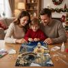 Handmade Christmas Night Scene Pearl Painting Kit Sparkle Pearl Art Craft Kit  Christmas Gift