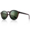 SUNGAIT Sunglasses Classic Vintage Round Polarized Retro Style UV400 Amber Frame Green Lens SGT166HUPOKMOLV Women's