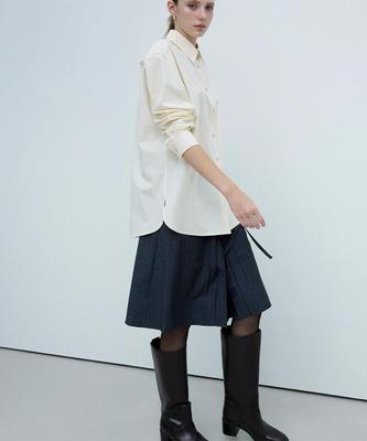 MIXXO Front Pant Midi Skirt_Miwwhgt12G
