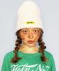 HOLYNUMBER7 Marshmallow Angora Beanie_White