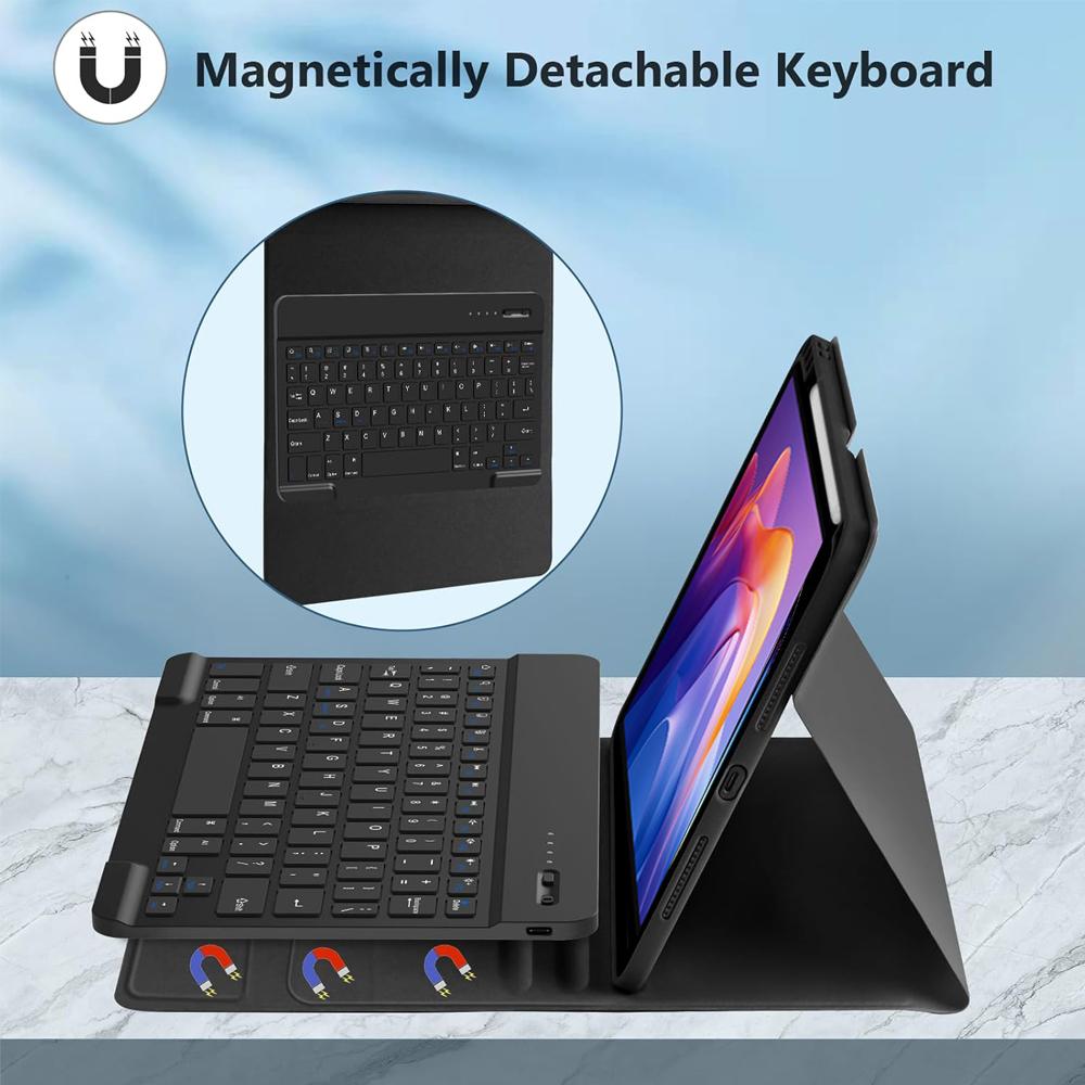 Case for Redmi Pad 2 11 Inch , Detachable Bluetooth Keyboard Case for Redmi Pad 2 11 Lnch with Pen Slot
