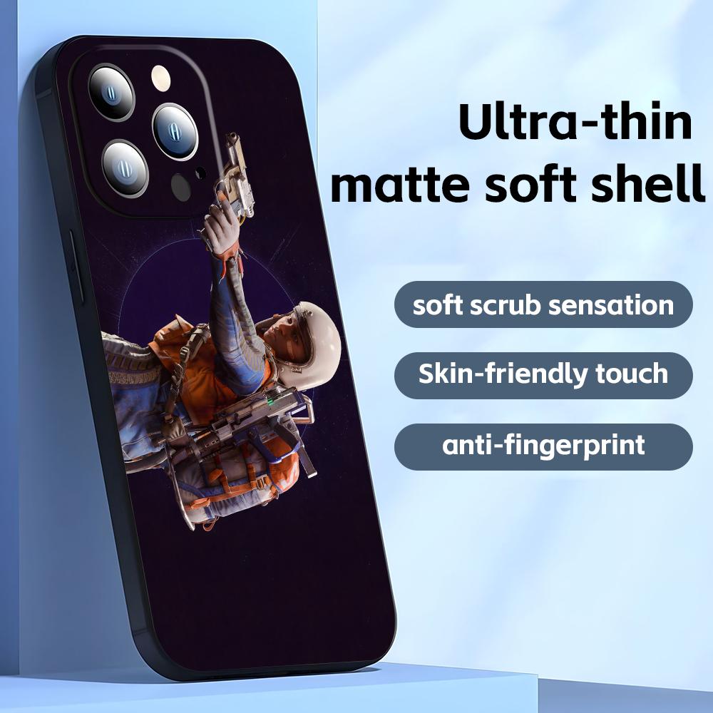 GORĄCA GRA ARC Raiders   Etui na telefon do iPhone17 16 16e 15 14 13 12 11 Plus Mini Pro Max Miękkie czarne Odporne na wstrząsy Pokrowiec