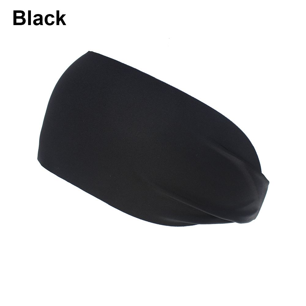 Non Slip Moisture Wicking Fluorescence Color Yoga Hair Bands Fitness Sweat Bands Sports Headband Running Hairband