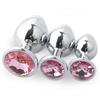 3 STK/sett Metal Anal Leker For Kvinner Voksen Sex Produkter Menn Butt Plug Rust Stål Anal Plug Sex-leke Anal Dildo Toys