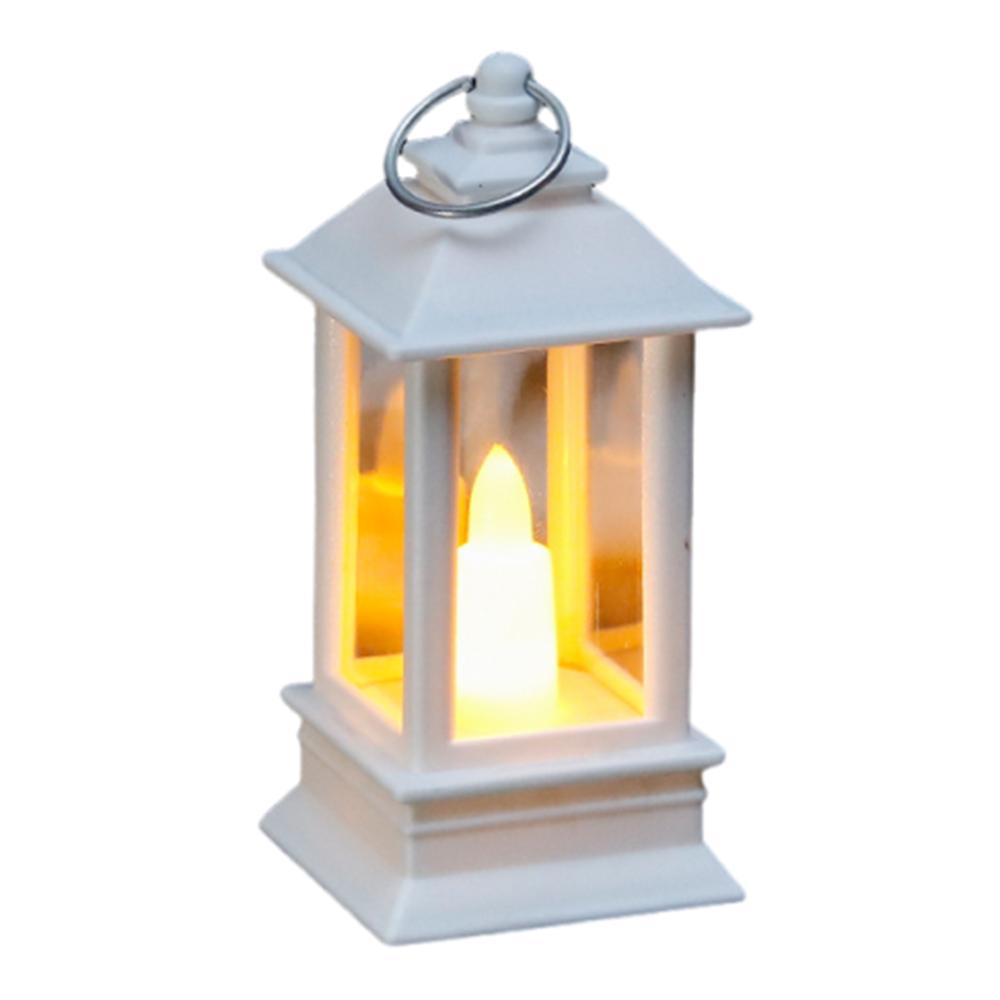 Creative Mini Square Night Lights Flameless Outdoor Hanging Small Lanterns  Bedroom