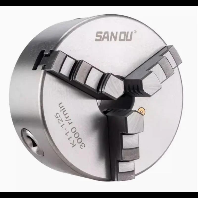 K11 80 100 125 160 200 250 130 Lathe Chuck 100mm Sanou Four Jaw Self-centering Chuck 4'' Scroll Chuck For Small L Tire Chucks 1