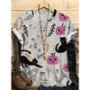 Summer Round Neck 3D Halloween Themed Pattern Print Top Fashionable Casual Short Sleeved Women's T-shirts
