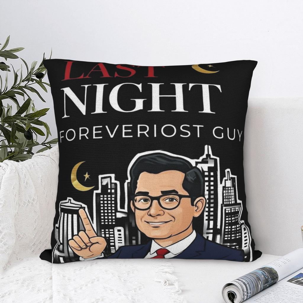 Federe Cuscino Decorative Stephen Colbert The Late Show Accessori Cuscino da Arredo per la Casa Copricuscino con Zip Varie Misure
