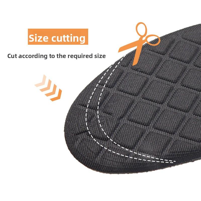 Arch Massage Insole Men's Sweat-absorbing and Breathable Soft Sponge Shock-absorbing and Pressure-relieving Anti-skid Basketball Running Sports Insole