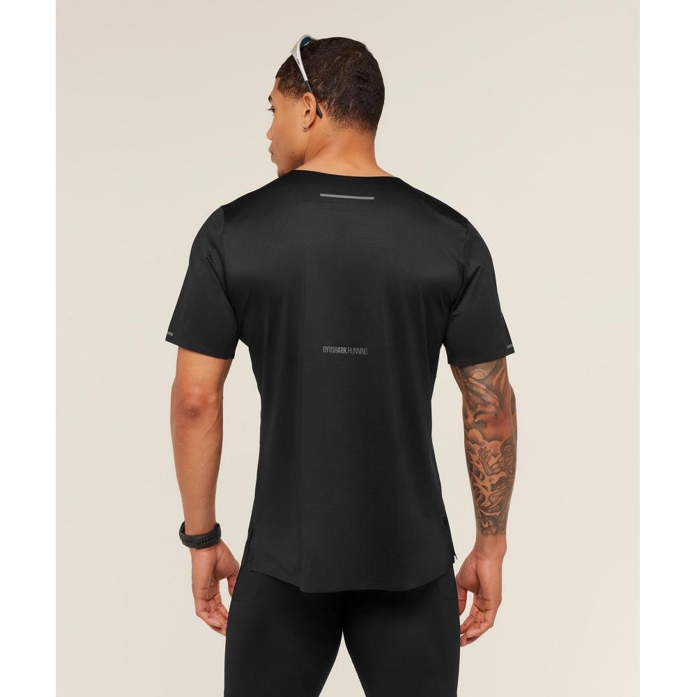 Gymshark Running EliTe T shirT Black A2b4d Bb2j