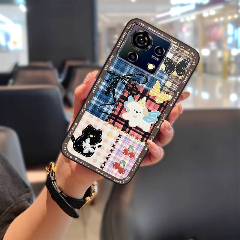 Strapazierfähige Niedliche Handyhülle Für ZTE Blade V50 Vita Cartoon Mode Design Graffiti Stoßfest Schützende Handytasche TPU