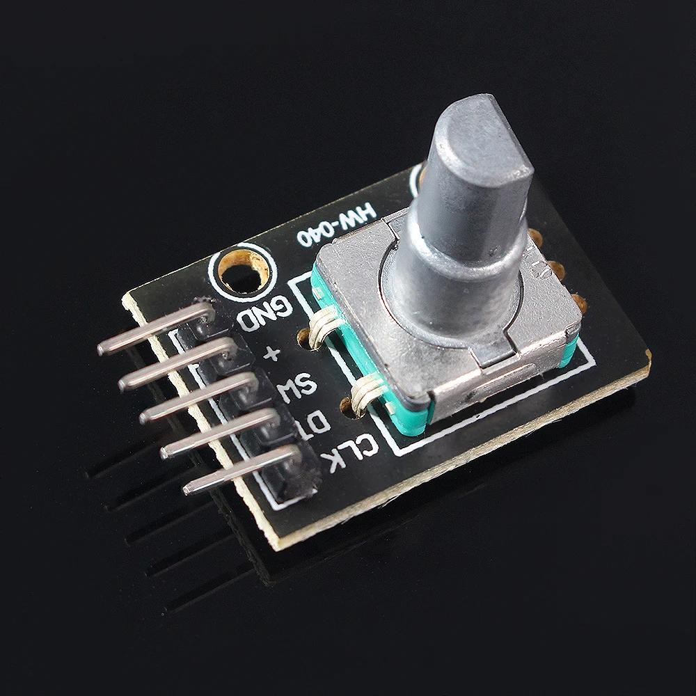 360 Degree Rotary Encoder Module KY-040 Brick Sensor Development Board Potentiometer DIY For Arduino