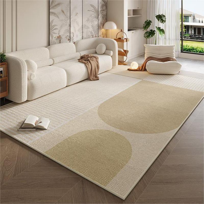 Cream Style Simple Carpet for Living Room Sofa Mat Anti-slip Easy To Clean Bedroom Wardrobe Room Mat Home Decoration
