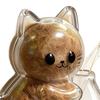 Magnetic Cat Whiskers Holder Transparent Cute Pet Fur Storage Refrigerator Magnet with Mini Vase for Personalized Home Style