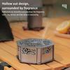 Magnetic Mosquito-repellent Incense Box Stainless Steel Outdoor Windproof Hollowed Multi-functional