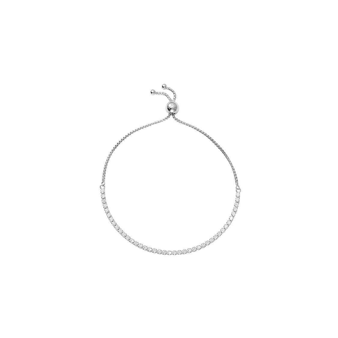 Pandora Sparkling Tennis 925 Silver Bracelet Women bracelet 590524CZ-1 Box,23