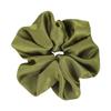 Spring/summer Freshen Green Satin Hair Scrunchies Headband for Women Girl Sweet Lovely Head Rope Rubber Bands Female Accessories