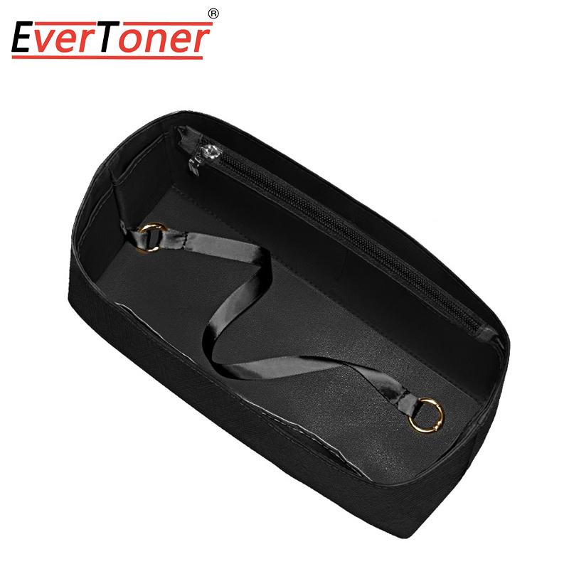 EverToner Trendy Felt Insert Bag Organizer Perfect For L messenger Bag Interior Snugly Durable Storage Accesories