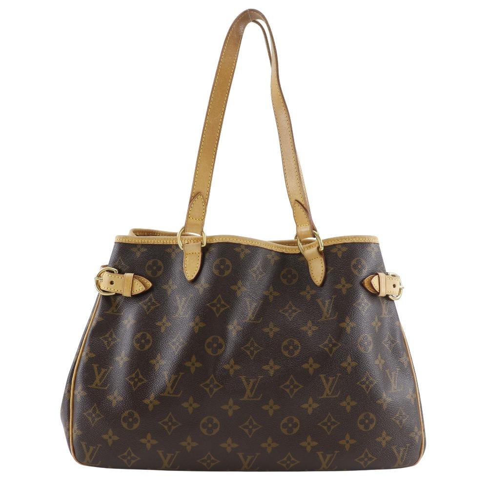 

LOUIS VUITTON Batignolles Horizontal Tote Bag M51154 Brown Monogram canvas Women Used