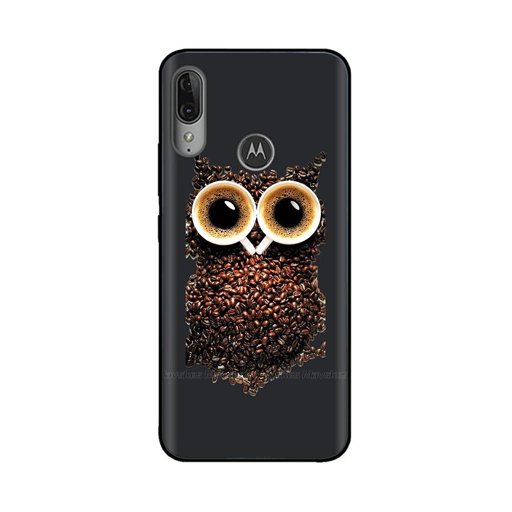 For Moto E6 Plus Case Soft Black Silicone Phone Back Cover For Motorola Moto E6 Play E6s 2020 MotoE6 Plus Case Cover Coque Funda