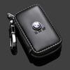 HBSW4 3D Logo Leather Car Remote Key Case Bag Keychain Storage Box For BMW M 1 3 5 7 Series E46 E90 E60 F30 F10 G30 G20 X1 X2 X3 X5 X7