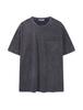 BUCKAROO Loose Fit Dyed Pocket T-Shirt Charcoal Gray