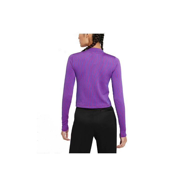 Nike Air Logo Long Sleeve Top Women tops Raspberry CZ8635-616