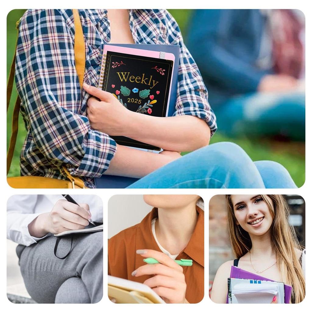 2025 Planner 365 Days Monthly Weekly Planner To Do List A5 Notebook Time Manager Thicker Paper Inner Pocket