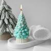 Silicone Candle Molds Candle Making Moulds Christmas Tree Shape Soap Moulds Silicone Ornament Molds for Art Enthusiasts