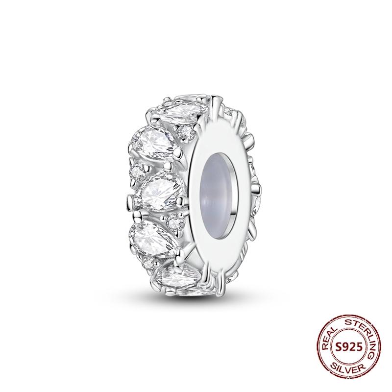 Copper Buckle Copper Charm Blue Star Moon Bead Butterfly Suitable For Original Bracelet Zircon Fine Diy Jewelry