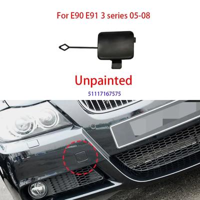 51117167575 Front Trailer Cover Front Bumper Trailer Hook Cover Car for BMW E90 E91 318I