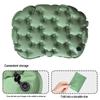 Cojín de Asiento Inflable Portátil Ligero para Acampar - Impermeable, Plegable, Duradero y Cómodo para Sentarse a Largo Plazo