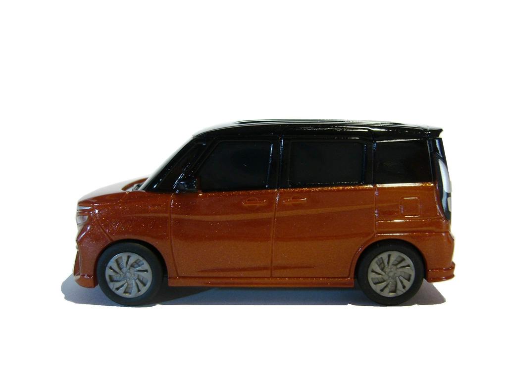 SUZUKI SOLIO bandit 3rd generation pullback car mini car flame orange pearl metallic black 2 tone roof 2020~