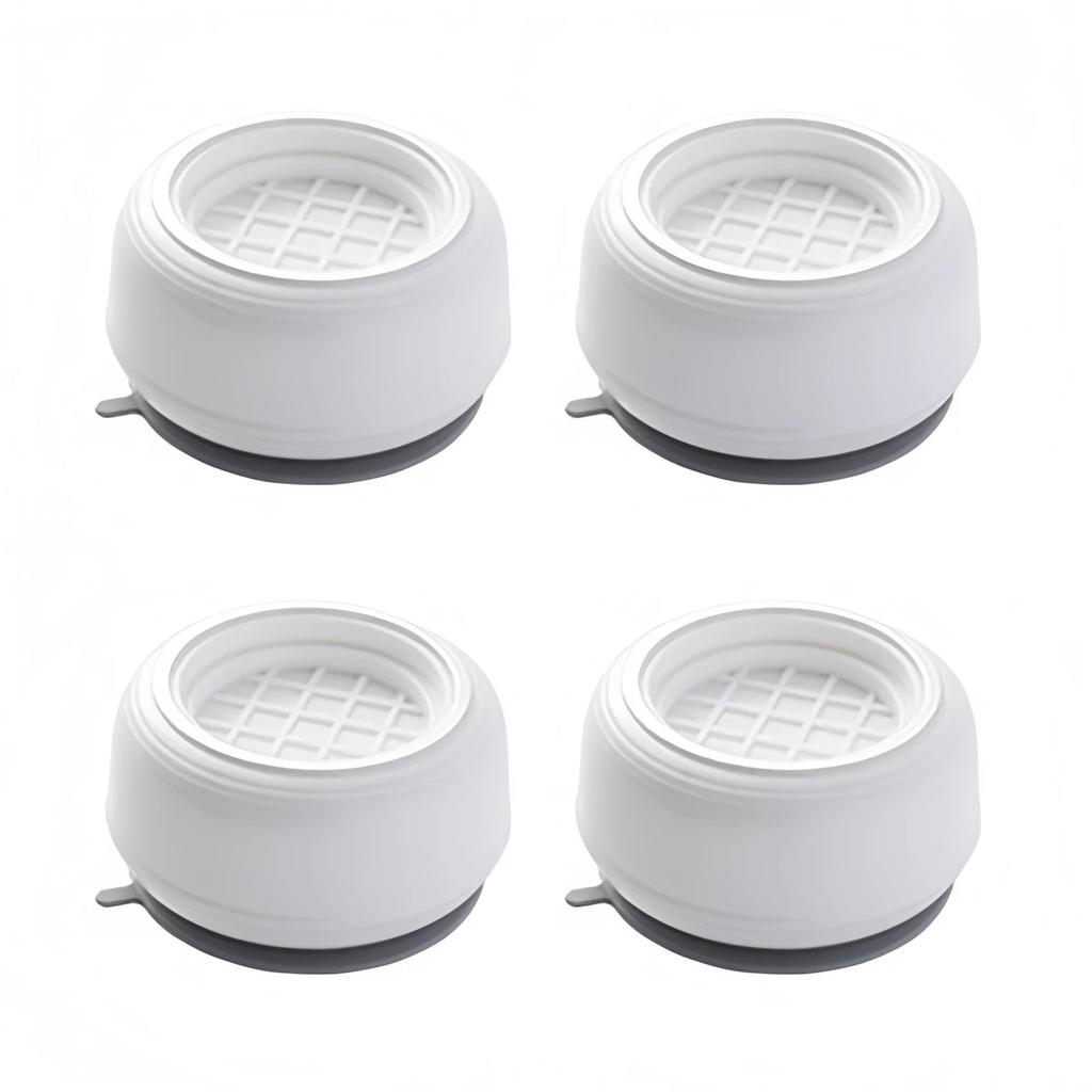Anti Vibration Washing Machine Support Feet 4Pcs with Non-Slip Suction Cups for Stabilizing Appliances and Diminishing Vibration