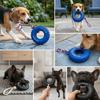 Premium Rubber Dog Tire Toy Tire Shaped Teeth Cleaning Dog Molar Toy Bite Tough Heavy Duty Dog Training Toy Indoor Entertainment