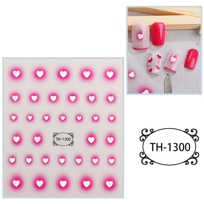 New Year Nail Art Stickers Bronzing Year of the Dragon Chinese Style Mahjong Cartoon Nail Stickers Decoration