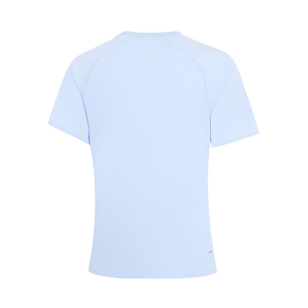 Li-Ning Fashionable Breathable Short Sleeve Sports Leisure T-Shirt Women tops Sky-Blue ATSW414-14