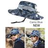 Foldable Bucket Hat for Adult Teenagers Wide Brim Foldable Fisherman Hat Spring Summer Anti-uv Hat Camouflage Design