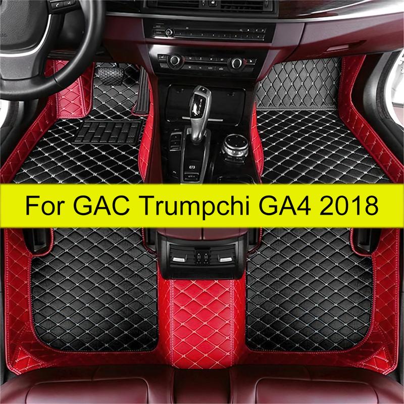 Car Floor Mats For GAC Trumpchi GA4 2018 Auto Foot Pads Automobile Carpet Cover Interior Accessories