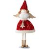 Soft Cloth Standing Angel Doll Ornament for Christmas For Tree and Holiday Decoration with Child Safe Plush Fabric