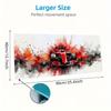 Artwork Large Size Mouse Pad Large Gaming Table Cushion Nonslip Laptop Tablet Big Mousepad Xxl Mat Mini Pc Playmat With Lock Edge