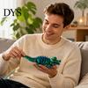 Flexible Body Reptile Toy 3D Printed Articulated Crocodile Toy, Figure, Animal Fidget for Desktop Display Stress Relief, Portable Movable Joints Model