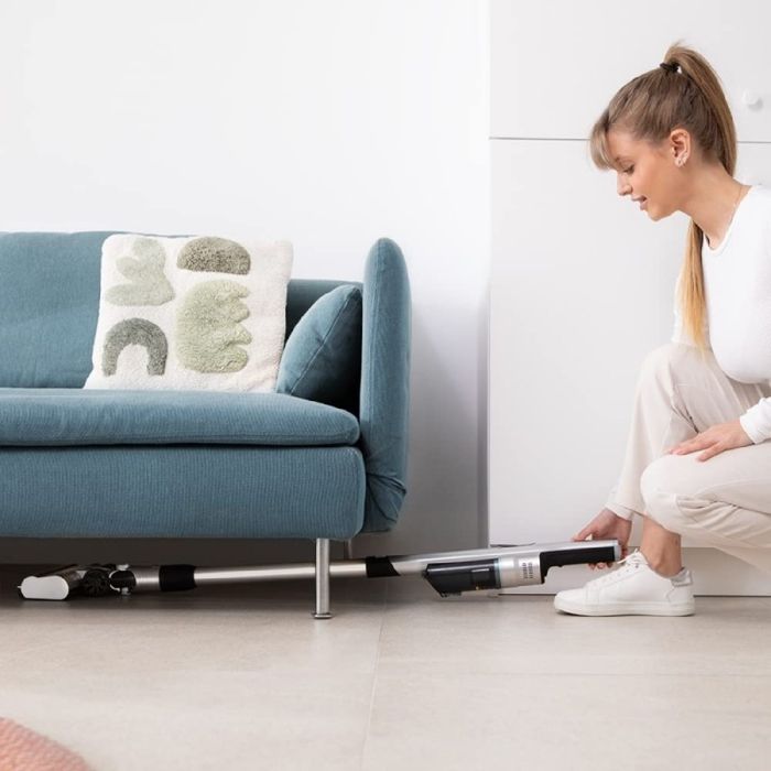 Cecotec aspirateur vertical sans fil ultraléger scoba 2100 jalisco: 210 w et 20 kpa de puissance d'aspiration