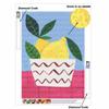 Diamond Art Kit for Beginners Lemon Full Drill 5D Rhinestone Painting Relaxing Hobby Craft Home Decoration Wall Decor Modern