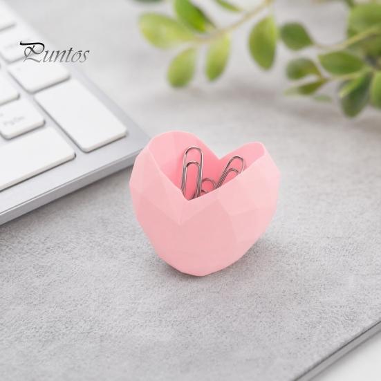 Love Heart Flowerpot Shape Planter Pot, 3D Printed Geometric PLA Plant Container Flowerpot, Cactus Succulents Plants Container, Gift for Valentine's